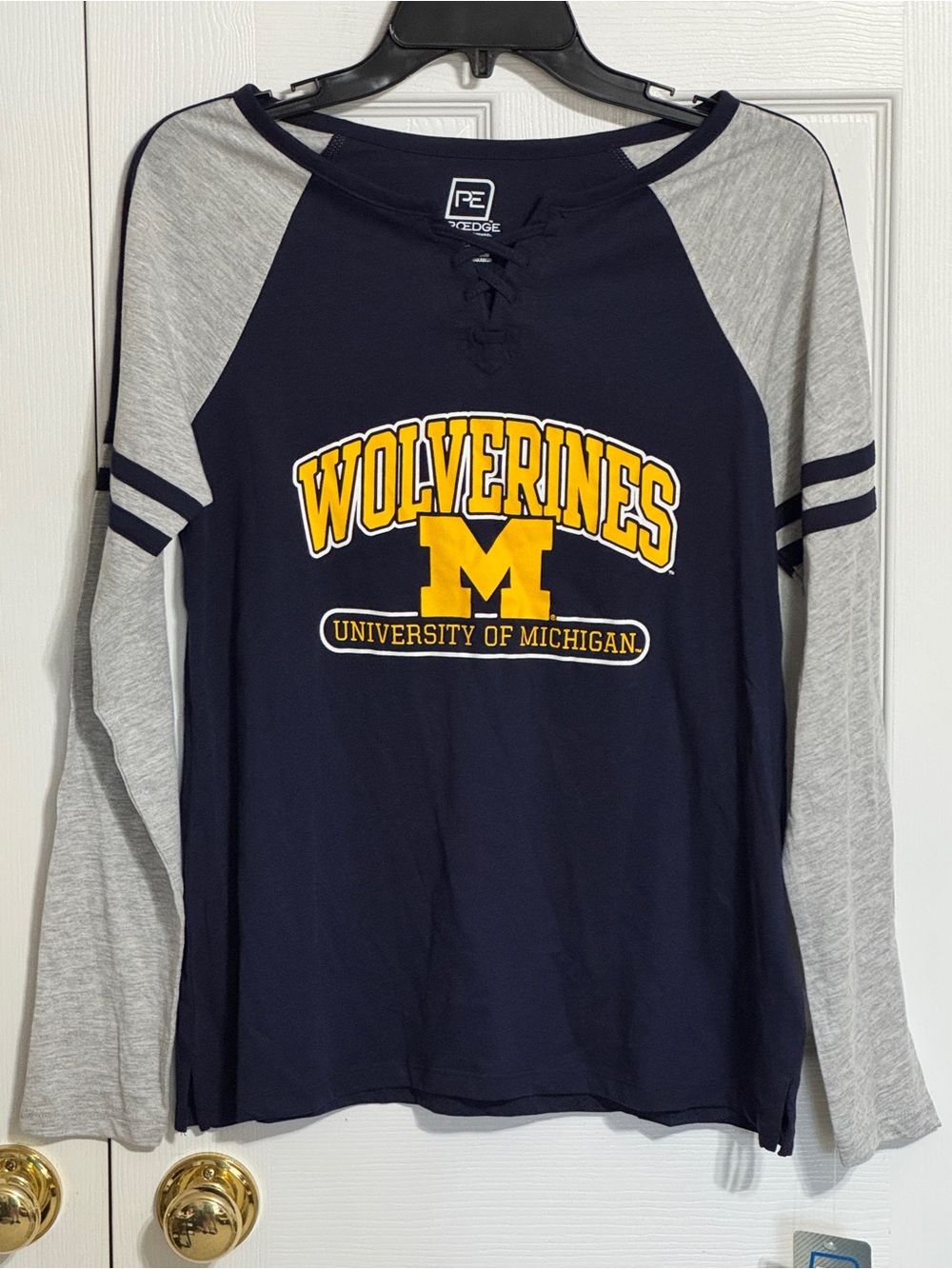 Knights Apparel ProEdge Logo Tee - Navy & White